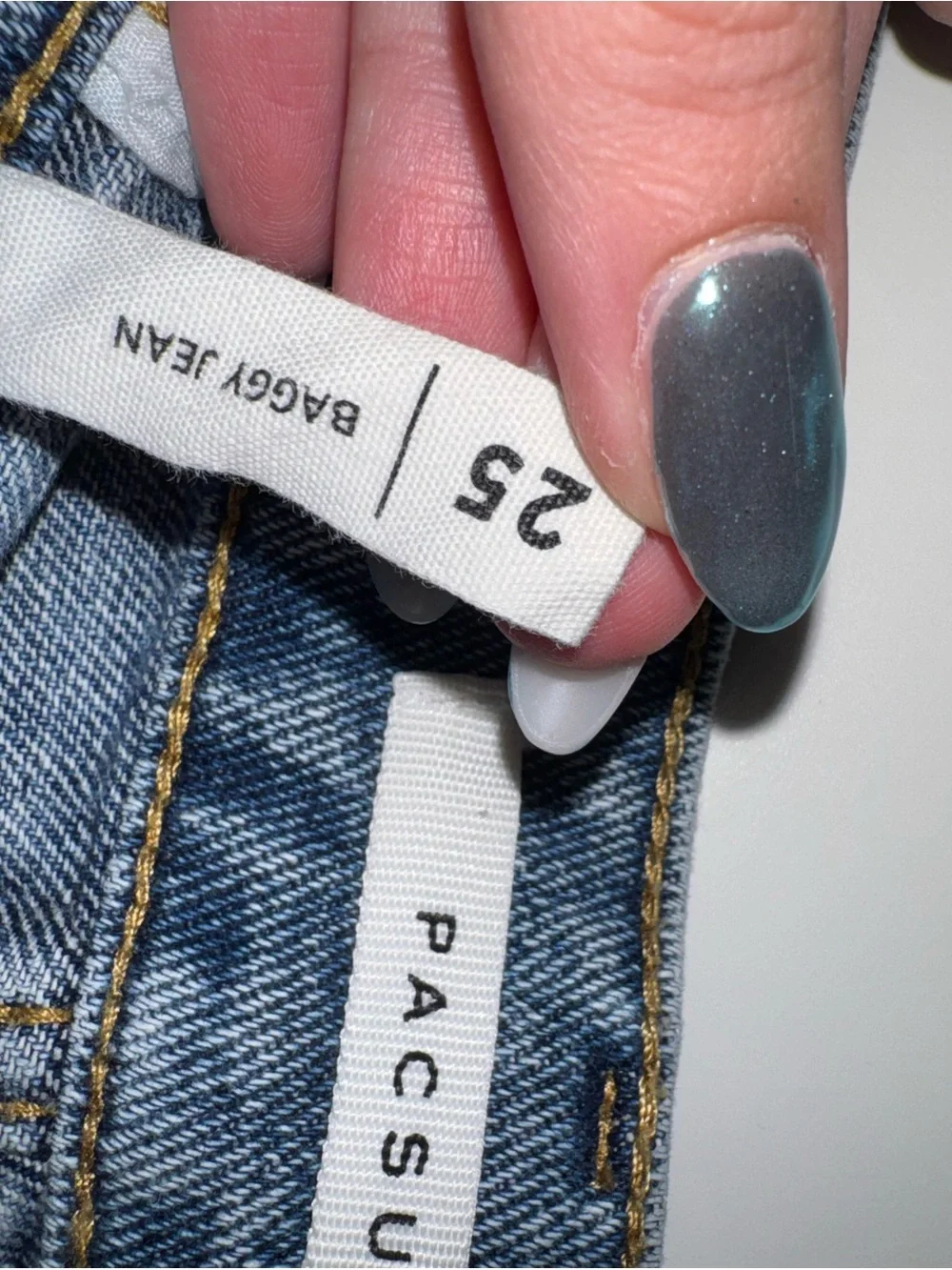 PacSun Distressed Denim Shorts - Blue